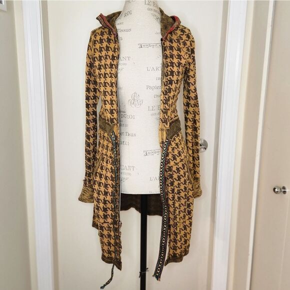 Scrapbook houndstooth hoodie jacket - Picture 2 of 13